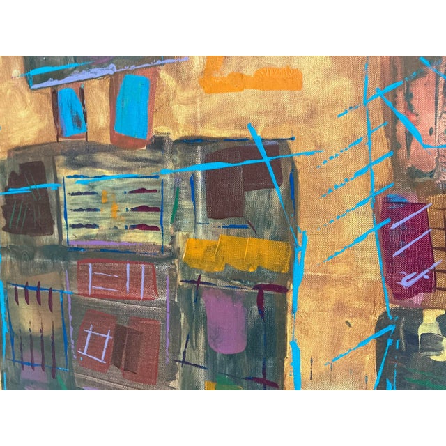 “Blackless II”Large Abstract Acrylic on Canvas For Sale - Image 4 of 11