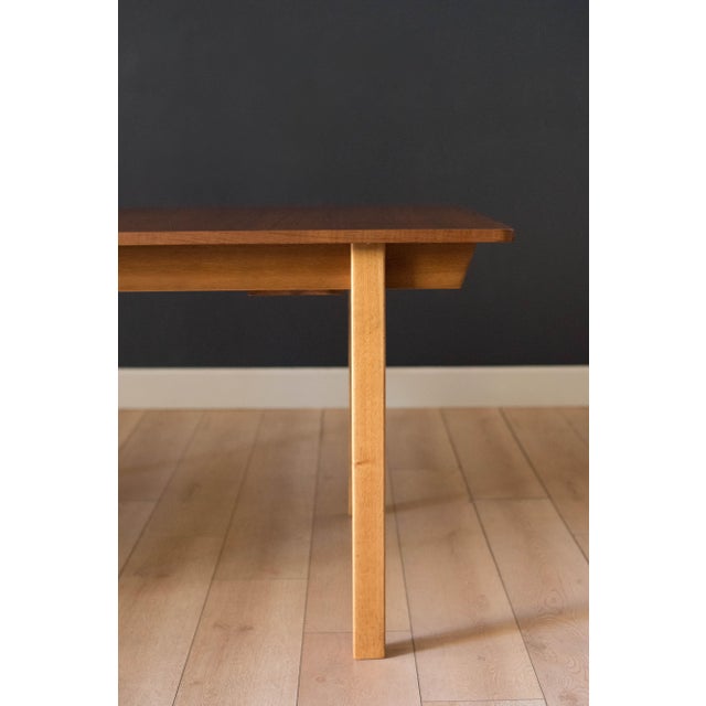 Brown P. Lauritsen & Søn Danish Teak Extension Dining Table by Borge Mogensen For Sale - Image 8 of 18