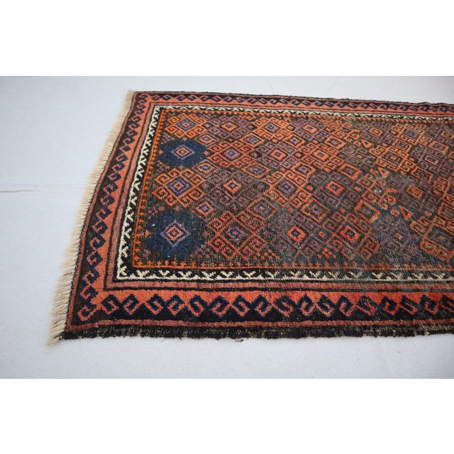 1970s Vintage Persian Style Handmade Wool Authentic Rug | Chairish
