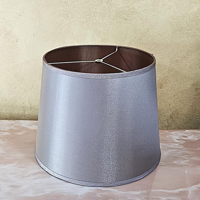 Vintage Neoclassical Metal Column Table Lamp With Double Pull Chains For Sale - Image 12 of 18