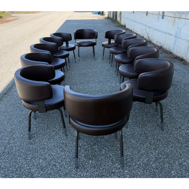 1960s Vintage Chairs by Gianni Moscatelli for Formanova, 1960, Set of 12 For Sale - Image 5 of 14