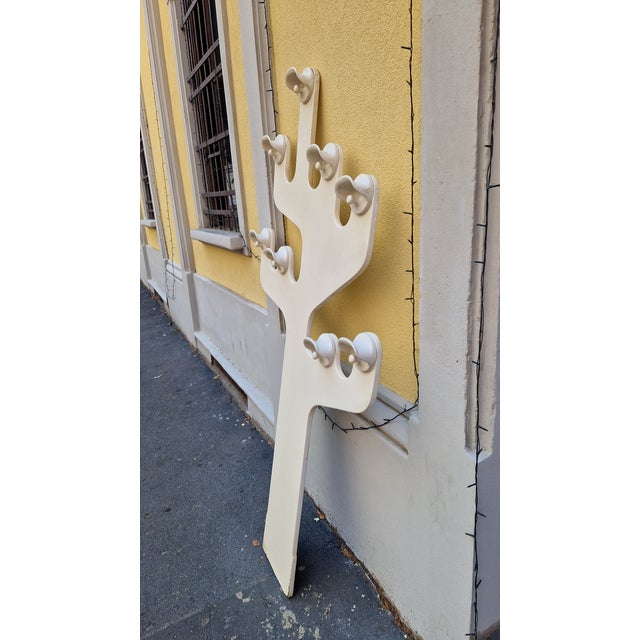 Tree-Shaped Coat Hanger in Lacquered Wood by Olaf Von Bohr for Kartell, 1970s For Sale - Image 14 of 18