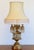 1960s Listing TitleVintage 1960s Hollywood Regency Brass & Crystal Waterfall Table Lamp For Sale - Image 5 of 17