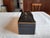 Napoleon III Style Box in Black Lacquered Wood and Gilded Brass, 1890 For Sale - Image 3 of 14