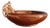 Large Nut Bowl in Precious Wood with 2 Mice from Schleißner Hanau Silber For Sale