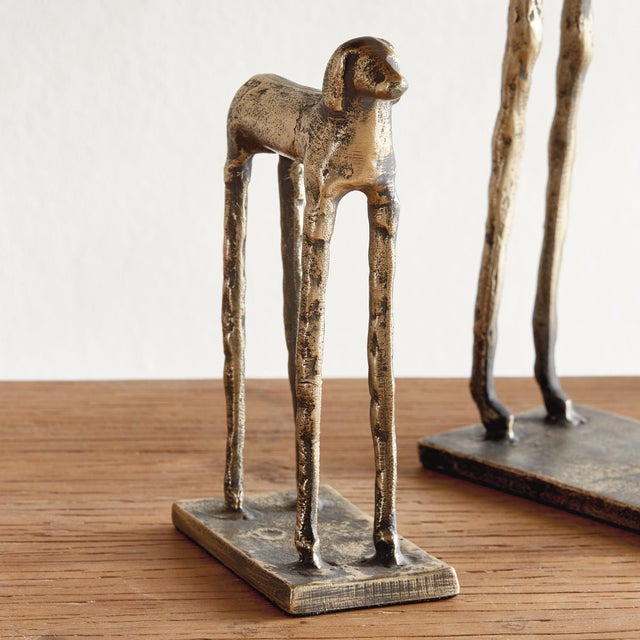 Metal Two Hounds, Set Of 2 For Sale - Image 7 of 8