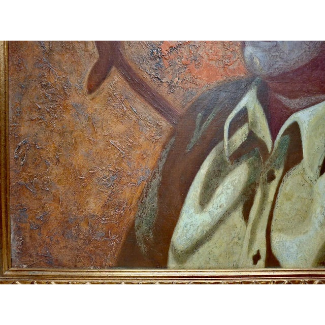 1950s A Soulful Modernist Portrait, by Boris Deutsch (1892-1978) For Sale - Image 5 of 8