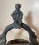 Metal Rare Large Antique Original 1800's Cast Iron Americana Figural Boot Scraper For Sale - Image 7 of 12