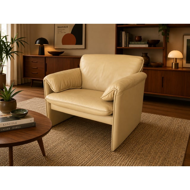 Animal Skin Leather Armchair by Axel Enthoven for Leolux, 1983 For Sale - Image 7 of 14