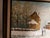 Textile Vintage Oil Painting 1976Winter Village Scene Signed Preski Framed Original Art For Sale - Image 7 of 9