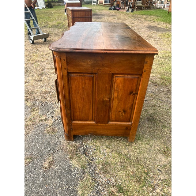 French 19th Century Louis XV Solid Walnut Chest of Drawers For Sale - Image 4 of 12