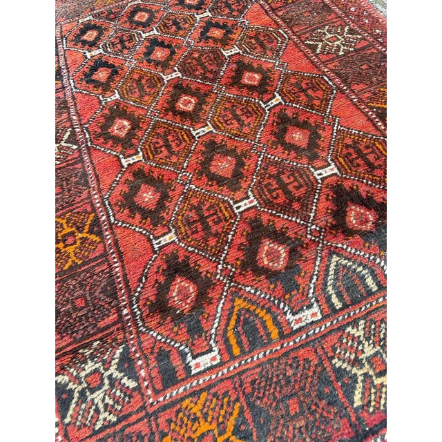 Turkmen Baluch Rug, 1950s For Sale - Image 15 of 18