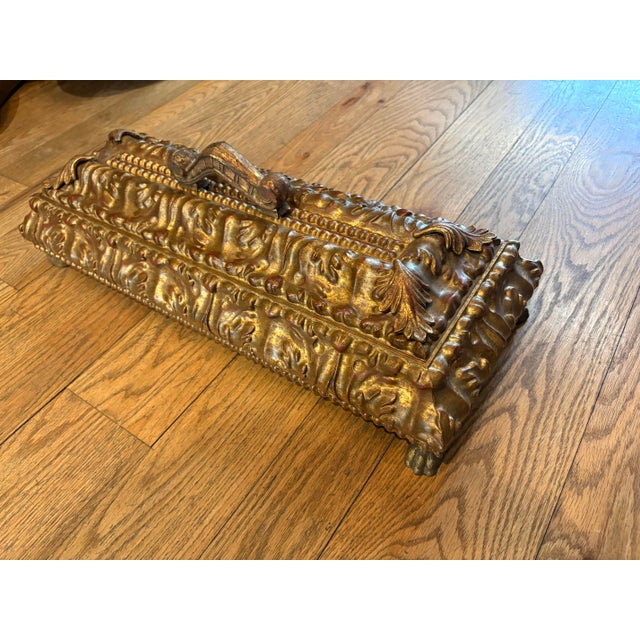 Wood 1930s Baroque Revival Jewelry Casket For Sale - Image 7 of 10