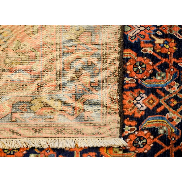 Textile Early 20th Century Hamadan Rug For Sale - Image 7 of 7