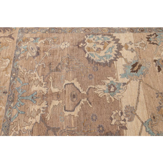 21st Century Modern Sultanabad Wool Rug 7 X 10 For Sale - Image 9 of 10