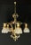 Antique Art Nouveau Chandelier in Brass and Bronze, 1890s For Sale - Image 13 of 13