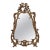 19th Century Italian Rococo Giltwood Mirror With Acanthus Design For Sale