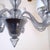 1990s Blue-Gray Murano Glass Mid Century Modern Chandelier For Sale - Image 10 of 12