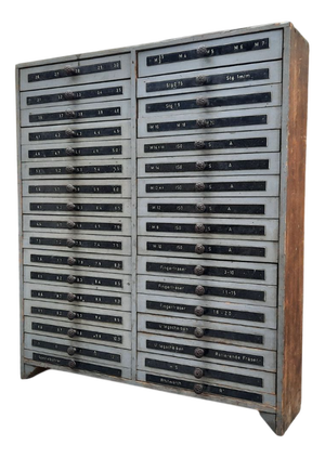 Vintage Drawer Cabinet or Tool Cabinet, 1920s