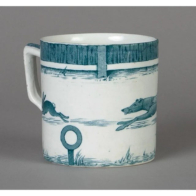 Staffordshire Greyhound Mug by Leighton Pottery For Sale - Image 4 of 9