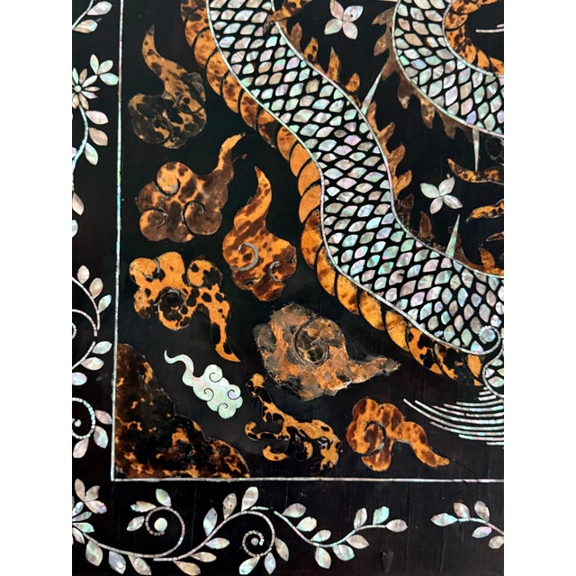 Musuem Quality Antique Korean Table with superb Inlay Joseon Dynasty For Sale - Image 15 of 18