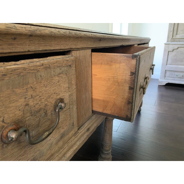 Wood 18th Century Georgian Oak Dresser For Sale - Image 7 of 12