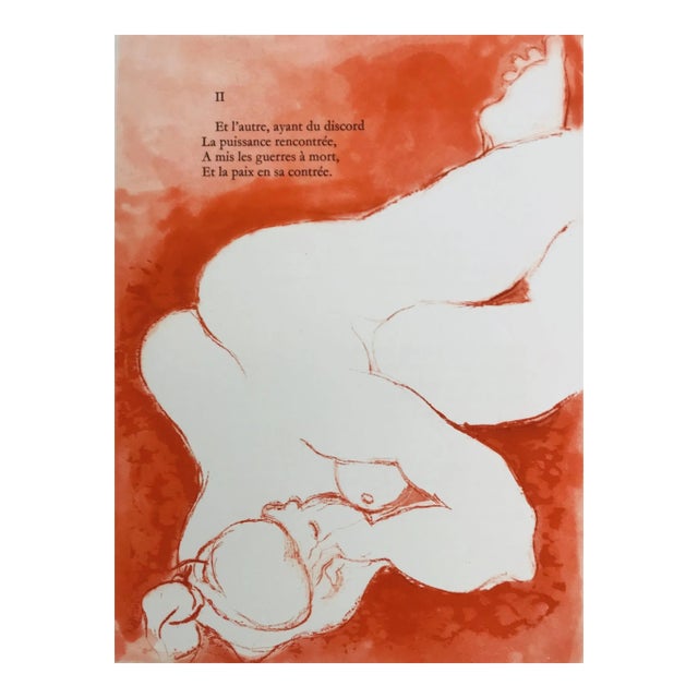 Edouard Pignon Original Engraving Les Sirenes No. 2 1976 For Sale