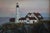 Late 20th Century Large Vintage R. Ashburton Portland Head Light Oil Painting—59″ For Sale - Image 5 of 18