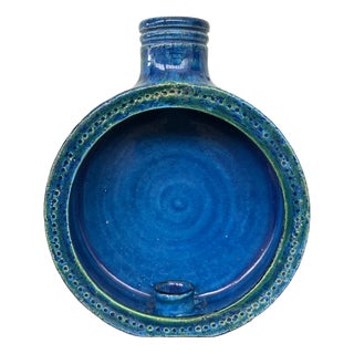 Vintage Italian Ceramic Candleholder by Aldo Londi for Bitossi, 1960s For Sale