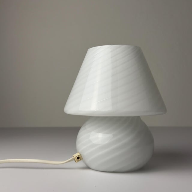 Vintage Swirl Murano Glass Table Lamp, 1970s For Sale - Image 7 of 14