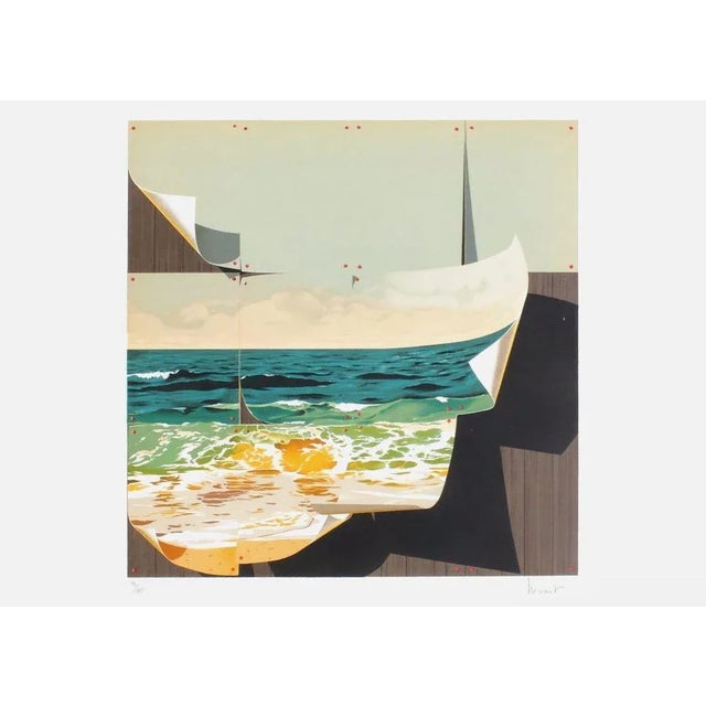 Figurative 1980s Jean-Pierre Henaut, the Birth of Venus, Lithograph For Sale - Image 3 of 3