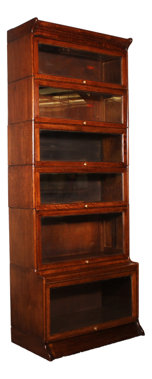 Stacking Bookcase in Oak, 1890s