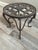 1940s Small Cast Iron Floral Plant Stand For Sale - Image 5 of 6