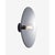 Silver zénith wall light, large by radar materials: silver thermoformed glass, metal. Dimensions: w 15 x d 70 cm also...