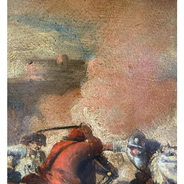 2000 - 2009 After Salvator Rosa, Cavalry Battle, 2006, Oil on Canvas, Framed For Sale - Image 5 of 11