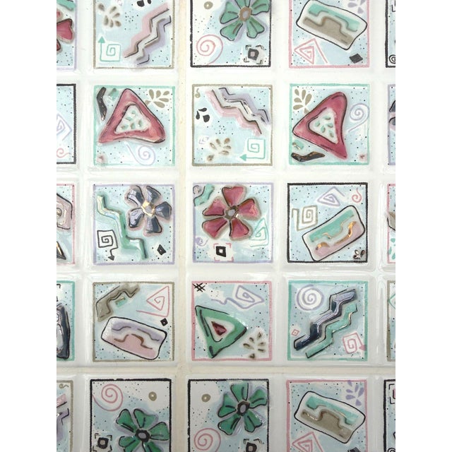 Side Table in Wood and Ceramic, France, 1950 For Sale - Image 3 of 9