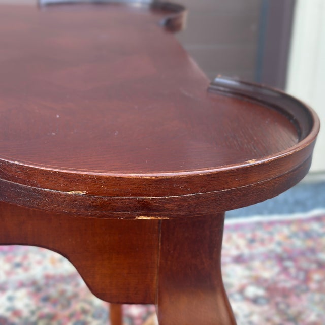 Vintage Italian Parquet Marquetry Top Card Game Table For Sale In Philadelphia - Image 6 of 12