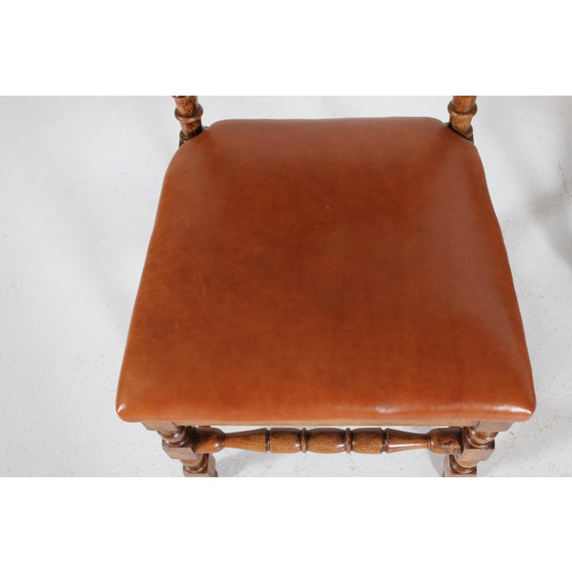 Vintage Dining Chairs in Oak and Leather by Axel Einar Hjorth, 1930s, Set of 10 For Sale - Image 14 of 18