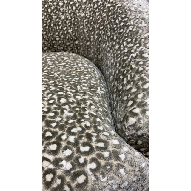 Mid Century Modern “Nautilus” Swivel Chairs Vladimir Kagan for Weiman - Pair For Sale - Image 9 of 12