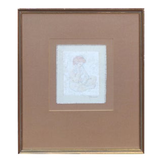 San Francisco Figurative Movement Nude Study Oil on Linen 1950s For Sale