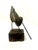One-of-a-Kind Brutalist Abstract Sandpiper Bird Sculpture on a Charred Driftwood Base American sculptor William Bowie...