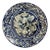Traditional Blue & White Hungarian Wall Plate For Sale