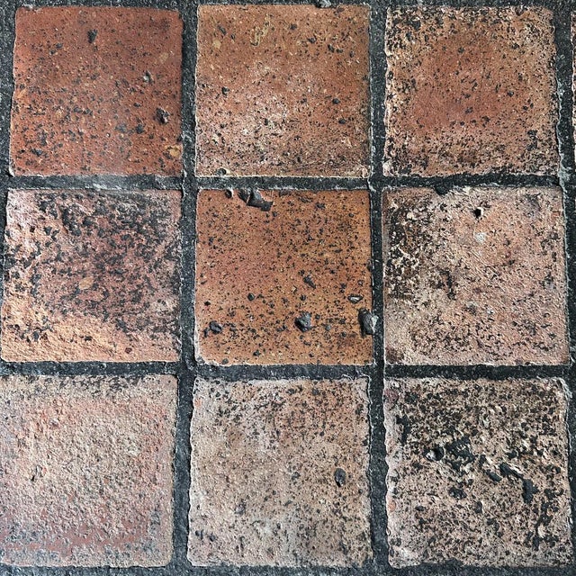 Vintage Brutalist Wood and Ceramic Coffee Table, 1970s For Sale - Image 4 of 7