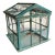 English Tabletop Metal Greenhouse C. 1920 For Sale
