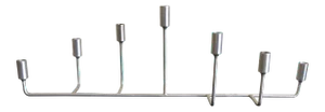 Late 20th Century Modern Stainless Steel Candelabra