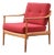 Mid-Century Walnut Easy Chair from Knoll Antimott For Sale