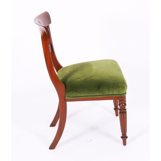 Hollywood Regency Antique Regency Dining Chairs, Set of 6 For Sale - Image 3 of 13