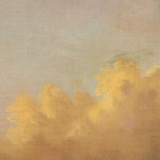 Winter Landscape, Oil on Canvas, 19th Century For Sale - Image 7 of 11