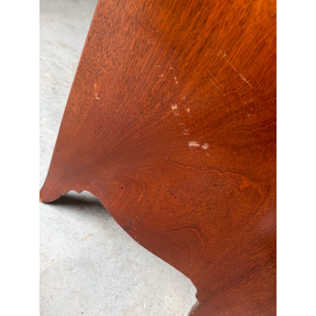 19th Century English Mahogany Bowfront Chest of Drawers For Sale - Image 9 of 13