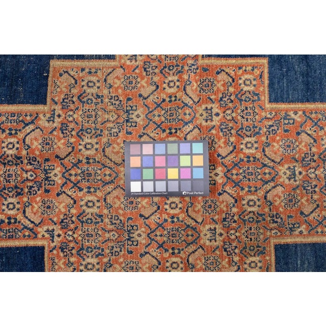 Persian Antique Persian Senneh Rug 4'6'' x 6'2'' For Sale - Image 3 of 12